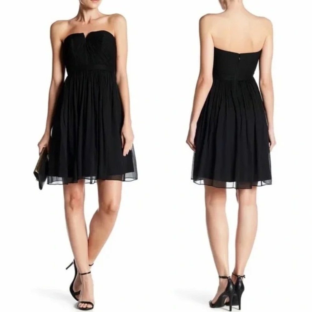 J. Crew Black Strapless Wedding Dress